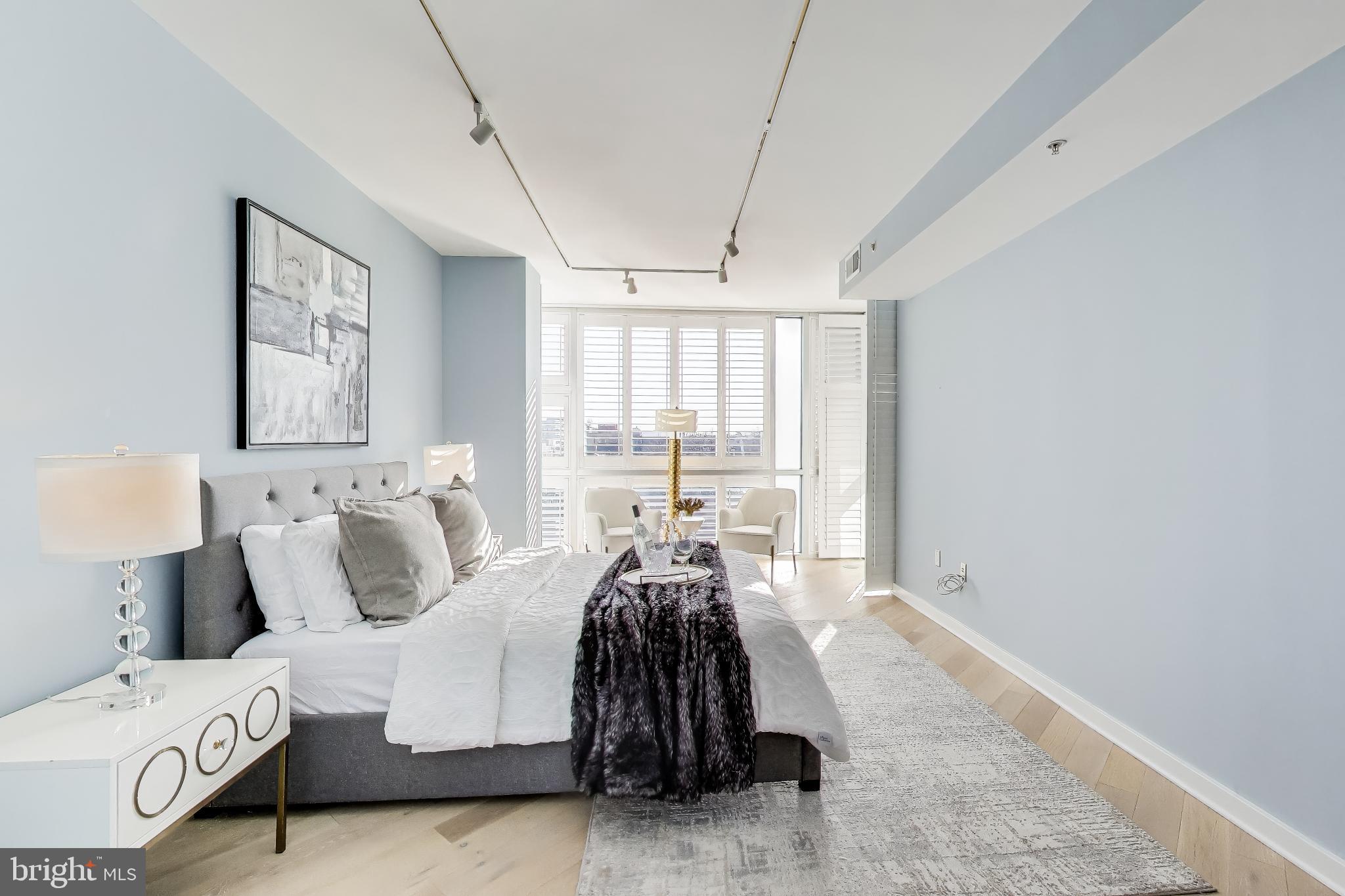 1300 13th Street Northwest, Unit 601 Washington, DC 20005 - Photo 15 of 35 Spacious room with plenty of space for a king bed