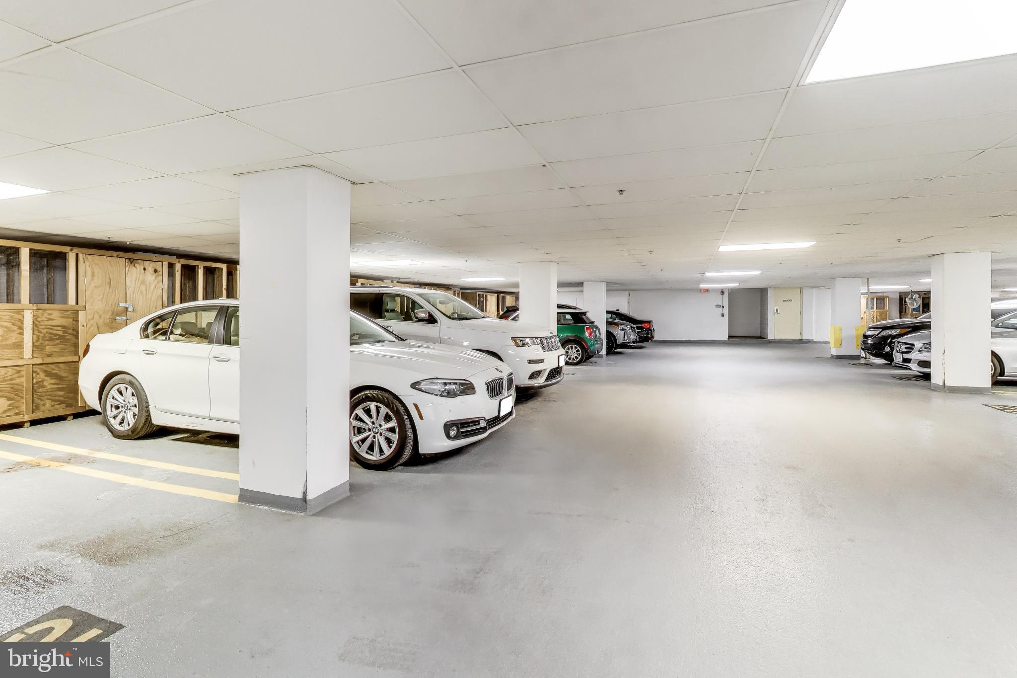 1300 13th Street Northwest, Unit 601 Washington, DC 20005 - Photo 30 of 35 Underground garage reserved parking space