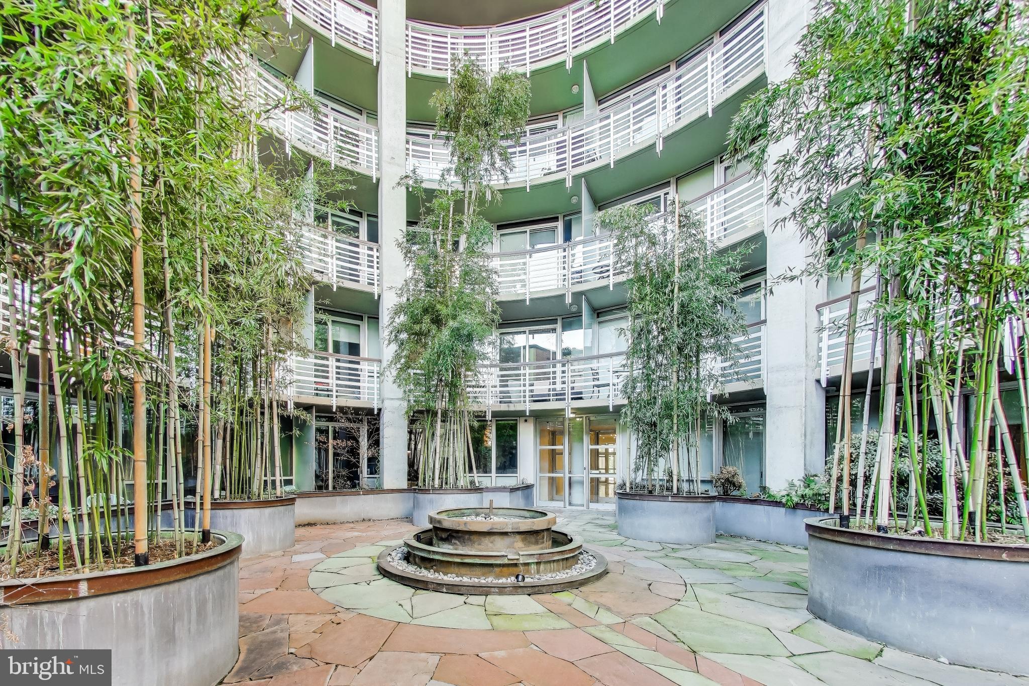 1300 13th Street Northwest, Unit 601 Washington, DC 20005 - Photo 4 of 35 Zen courtyard - so peaceful!