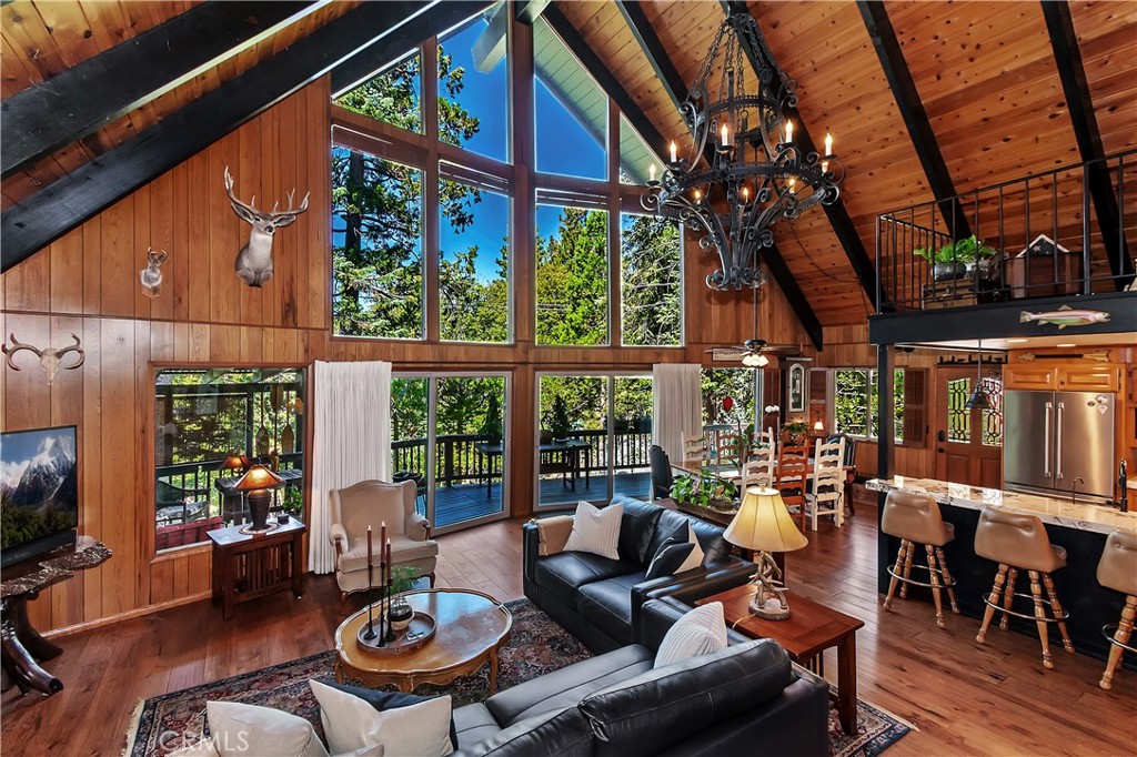 a building outdoor space with patio furniture