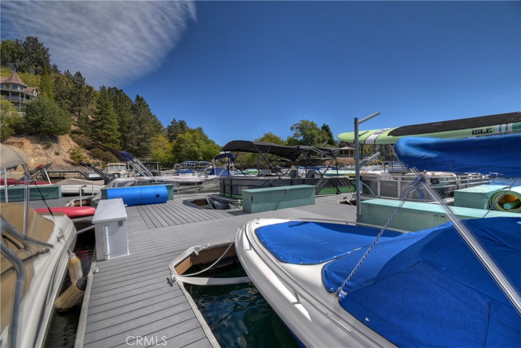 158 Golf Course Road Lake Arrowhead, CA 92391 - Photo 65 of 75 a view of a swimming pool with outdoor seating