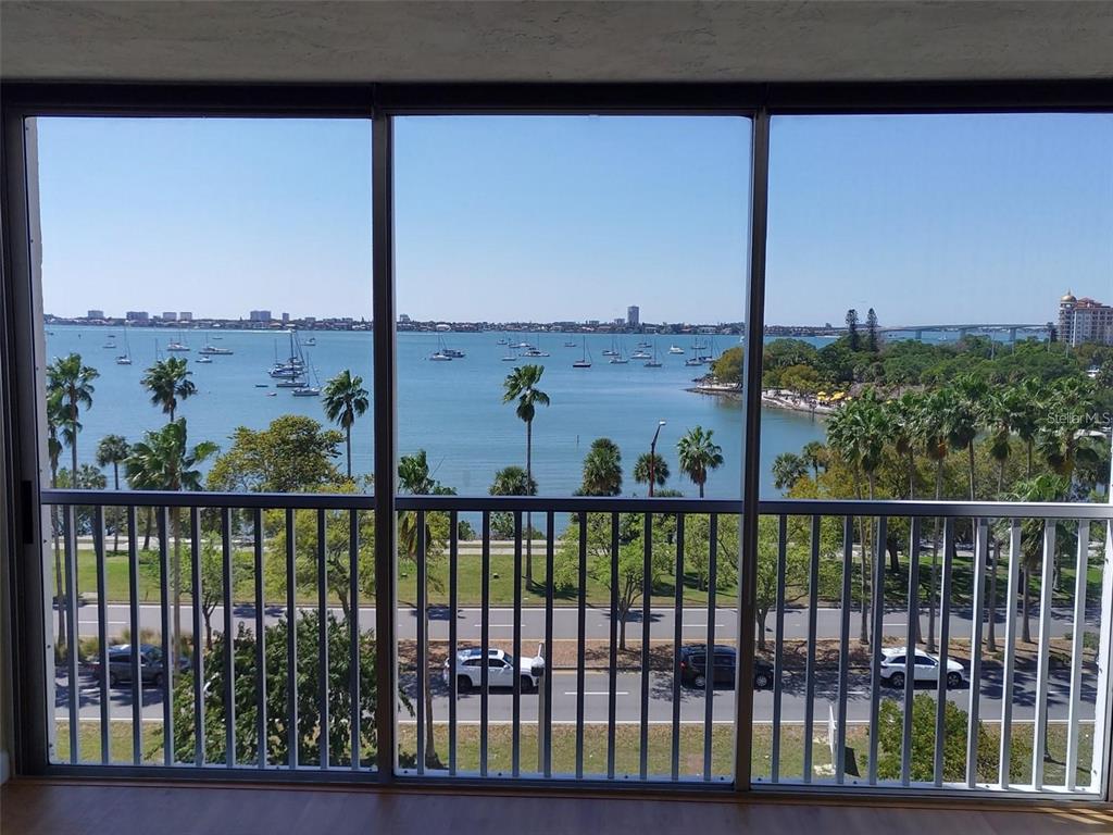 435 South Gulfstream Avenue, Unit 702 Sarasota, FL 34236 - Photo 18 of 23 a view of a balcony