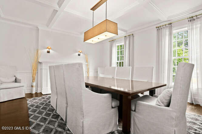 33 Boulder Brook Road Greenwich, CT 06830 - Photo 17 of 50 a view of a living room with furniture and a chandelier