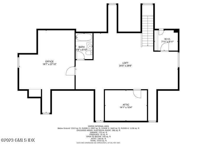 33 Boulder Brook Road Greenwich, CT 06830 - Photo 49 of 50 a picture of a wall with a white wall and a white wall