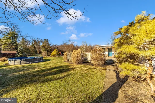a view of outdoor space with seating