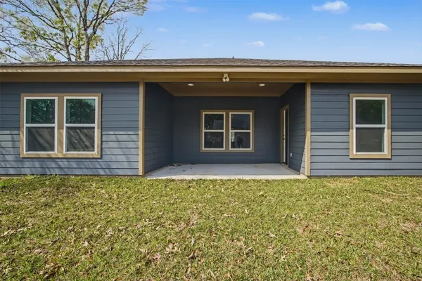 a house with a outdoor space