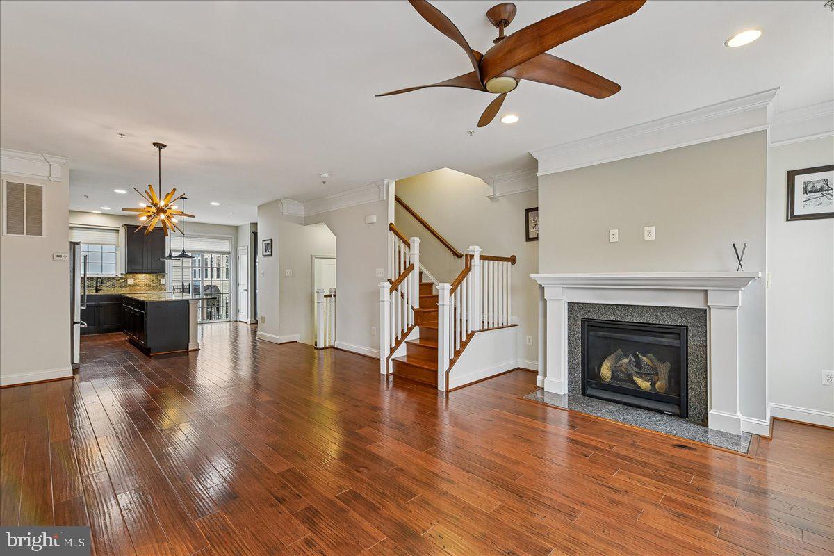 105 Meridian Lane Towson, MD 21286 - Photo 19 of 56 a living room with furniture and a fireplace