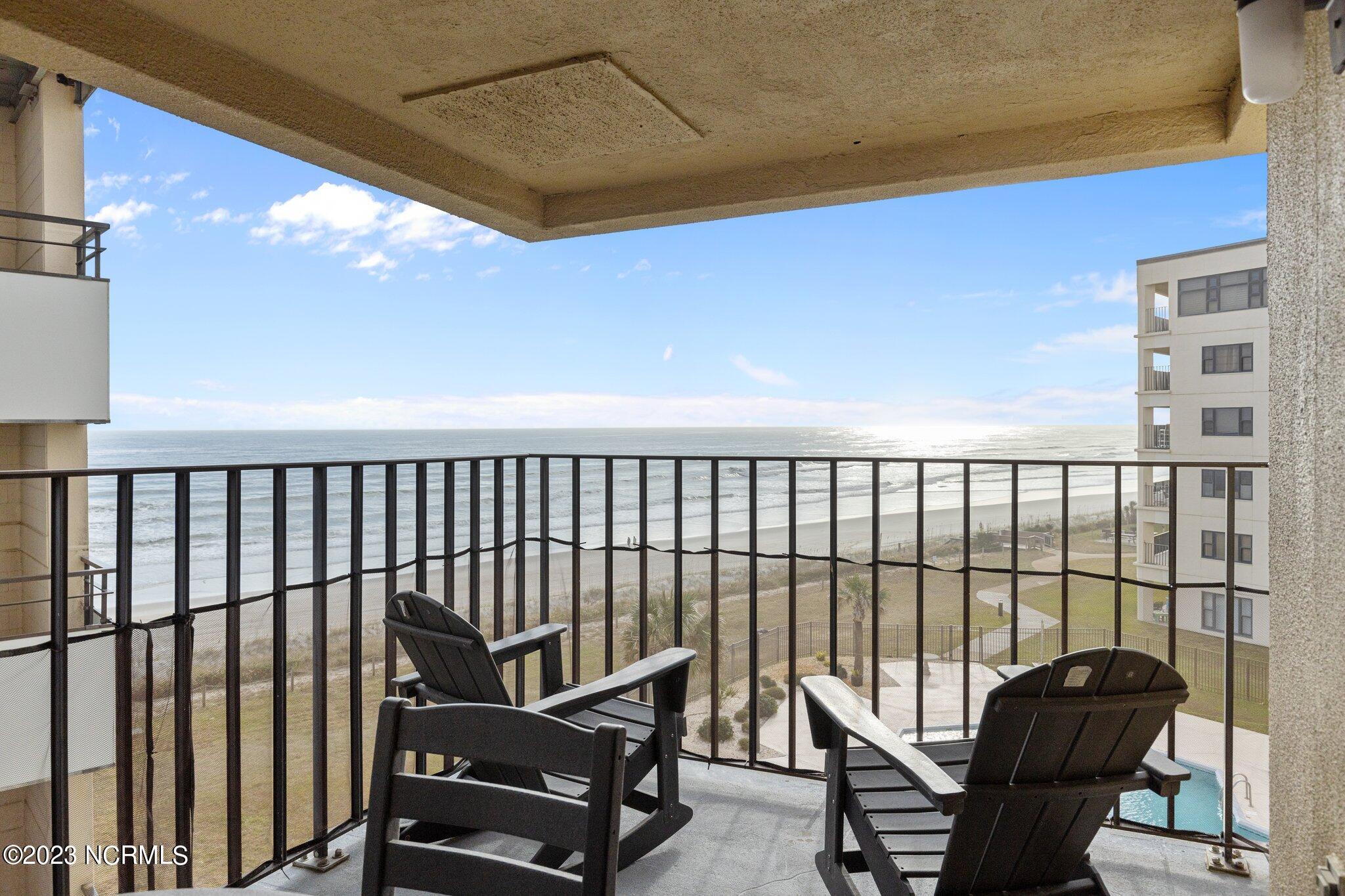 1505 Salter Path Road, Unit 442 Indian Beach, NC 28512 - Photo 36 of 77 Balcony view