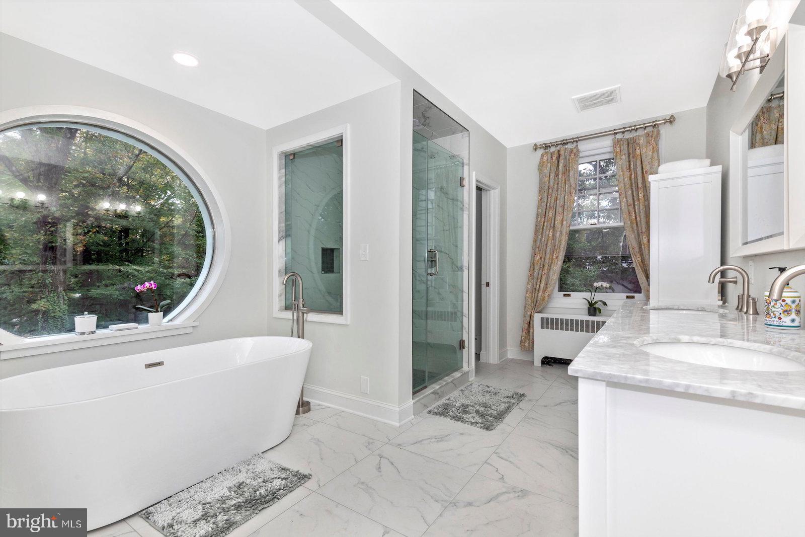 6 East Brookhaven Road Wallingford, PA 19086 - Photo 22 of 70 Remodeled Primary Bathroom