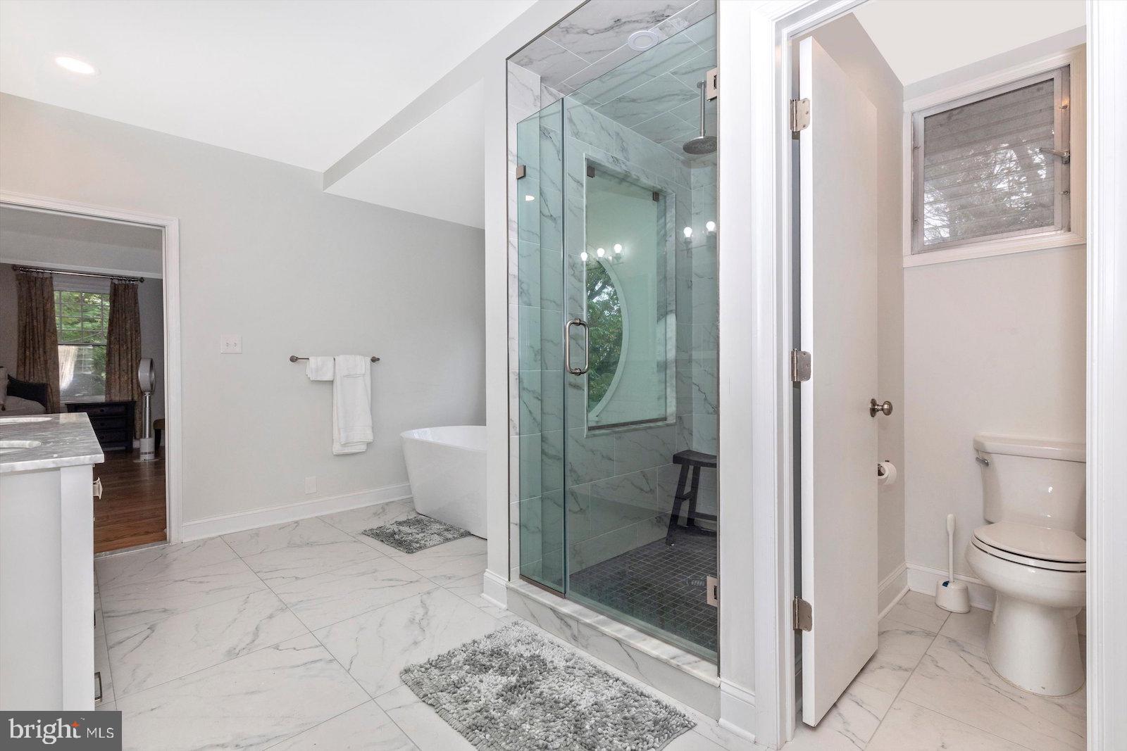 6 East Brookhaven Road Wallingford, PA 19086 - Photo 25 of 70 Remodeled Primary Bathroom