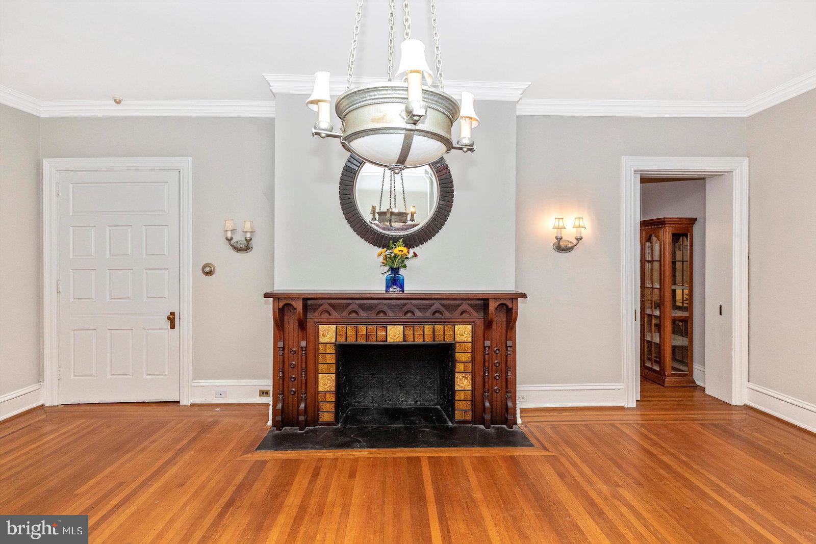 6 East Brookhaven Road Wallingford, PA 19086 - Photo 6 of 70 Living Room Fireplace