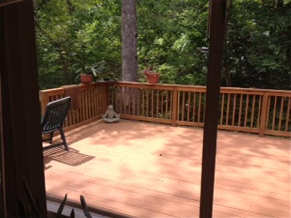 29 Peacock Farm Road Lexington, MA 02421 - Photo 6 of 12 a view of balcony with wooden fence