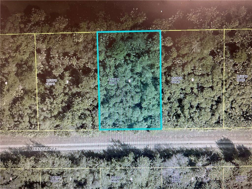 1247 Crystal Street Lehigh Acres, FL 33974 - Photo 1 of 1 Aerial map of property and surrounding area