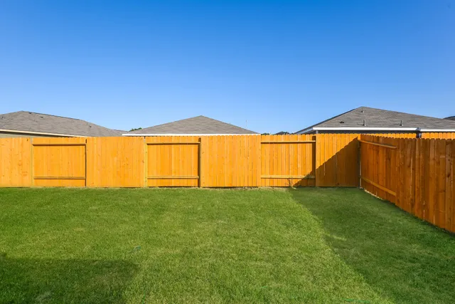 a view of an outdoor space and a yard