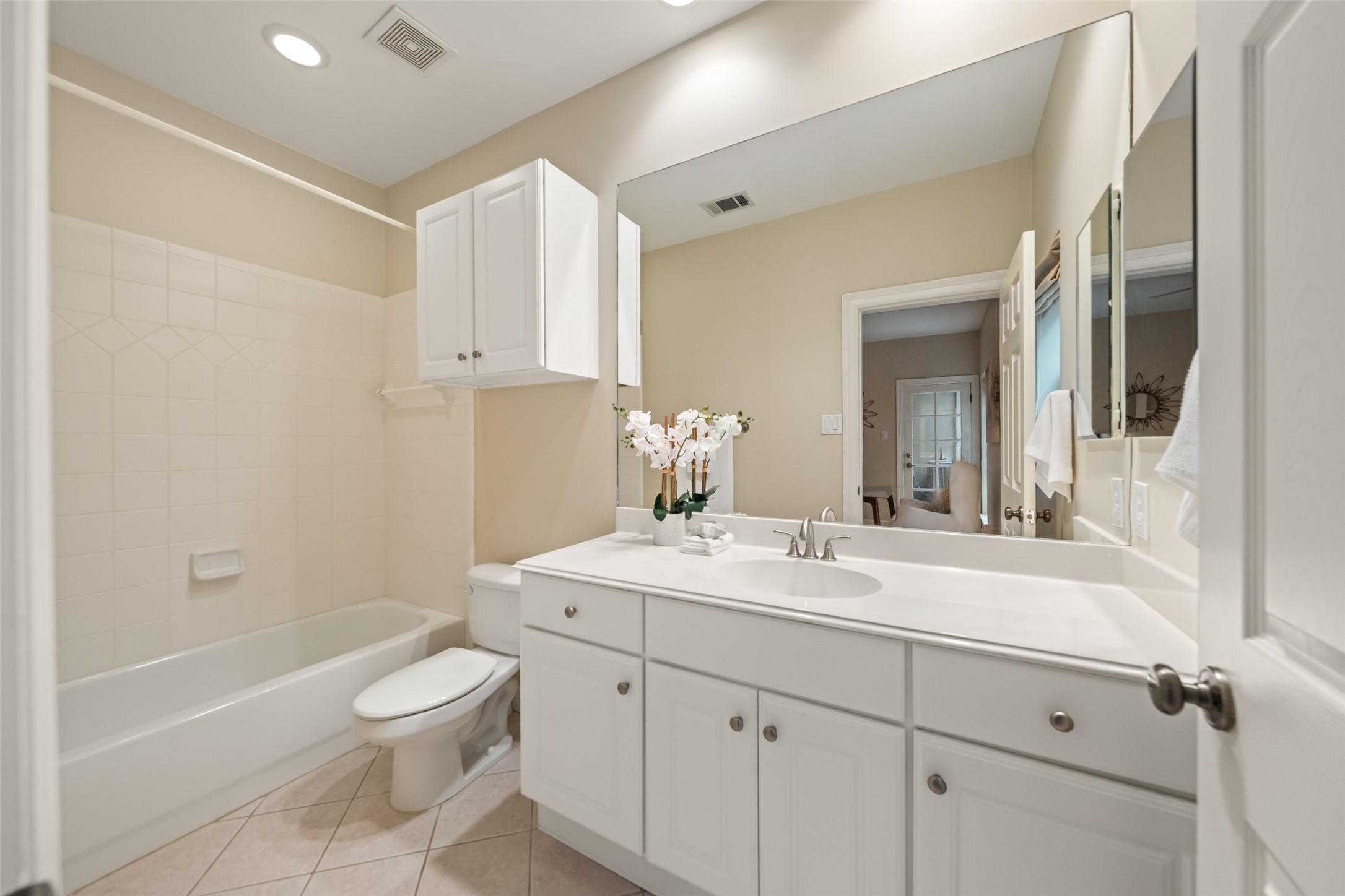 2708 Wroxton Road West University Place, TX 77005 - Photo 10 of 22 Spacious first-floor bathroom with ample counter space and storage.