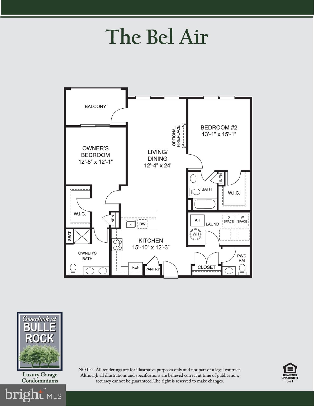 406 Bold Ruler Court, Unit 203 Havre de Grace, MD 21078 - Photo 31 of 31 Floor Plan