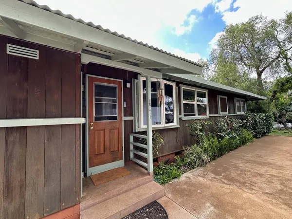 a view of a back yard