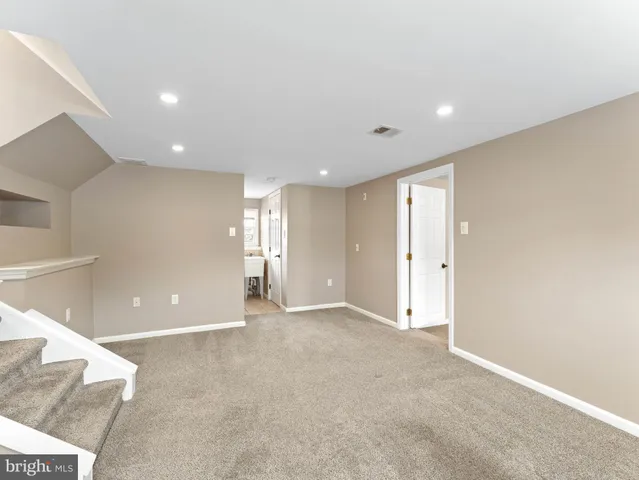 a view of an empty room