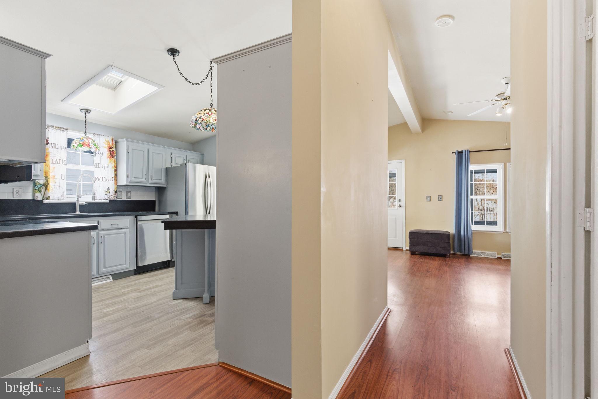 435 Spring Meadow Circle New Hope, PA 18938 - Photo 22 of 38 a view of a kitchen from the hallway