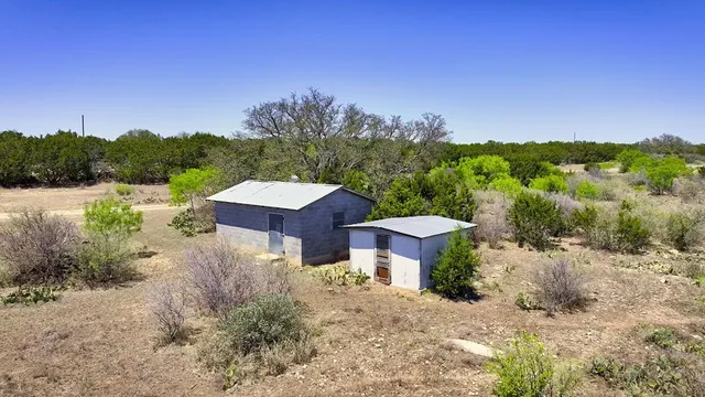 a view of a lake with a city