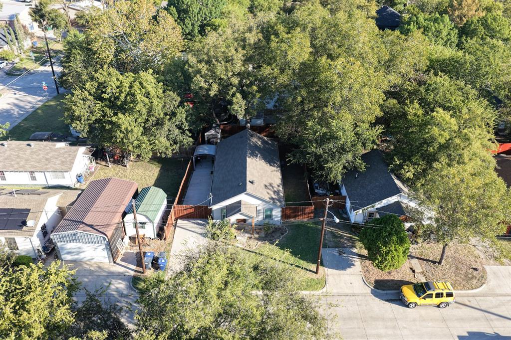 605 East Graham Street McKinney, TX 75069 - Photo 22 of 22 an aerial view of a house with a yard basket ball court and outdoor seating