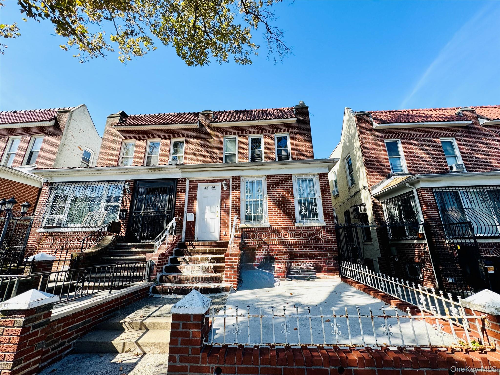 front view of a house with a porch