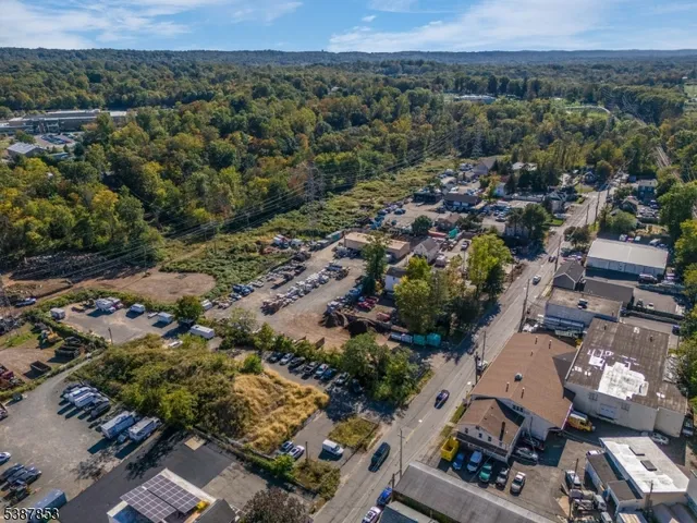 an aerial view of a city with lots of residential buildings
