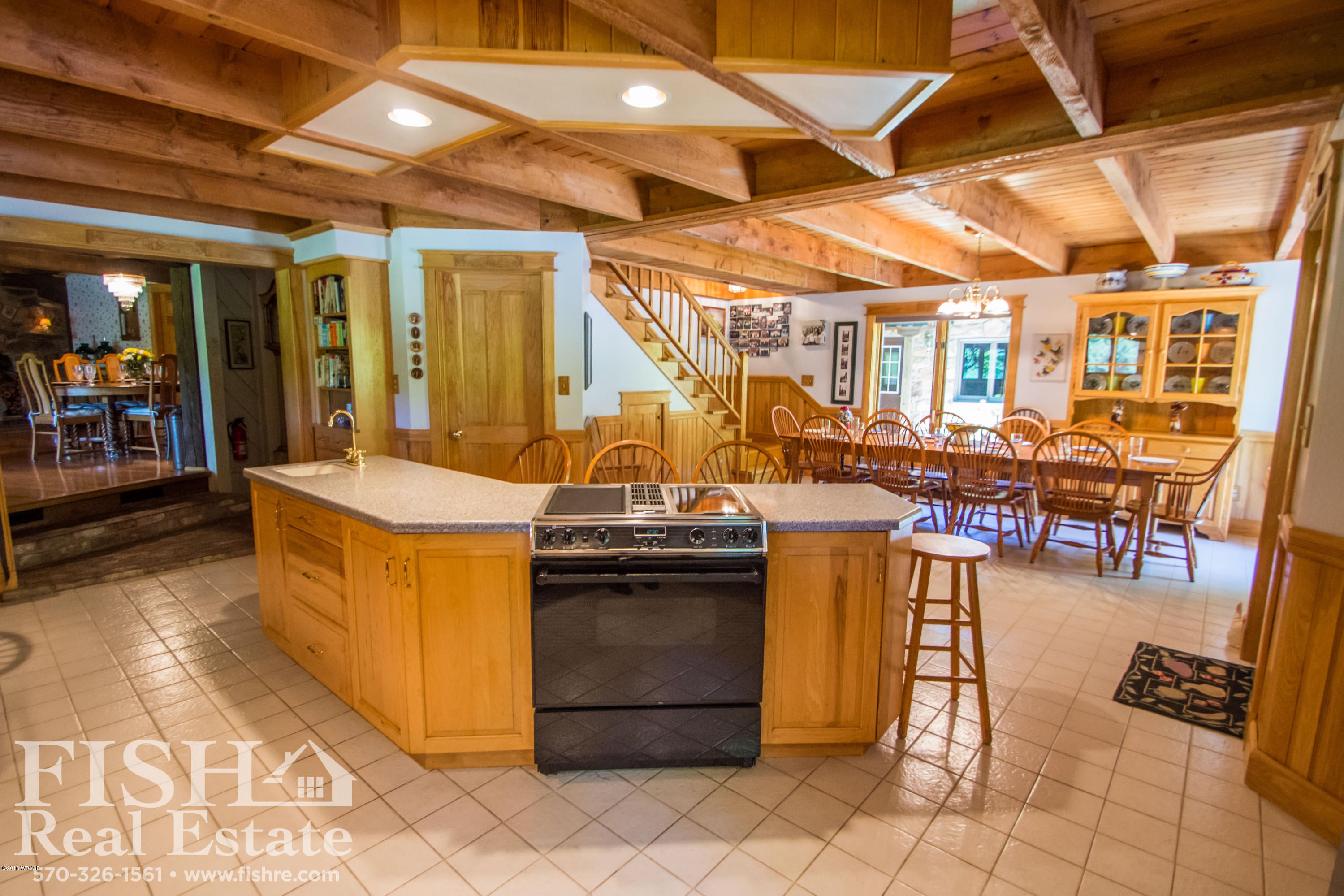 582 Mostellers Road Trout Run, PA 17771 - Photo 23 of 49 Kitchen Island/ Dining Area