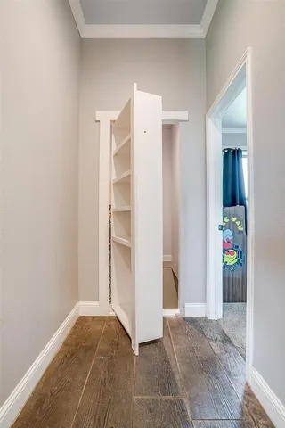 a view of an empty room