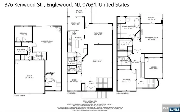 $1,029,000 | 376 Kenwood Street, Unit 9, Englewood, NJ 07631