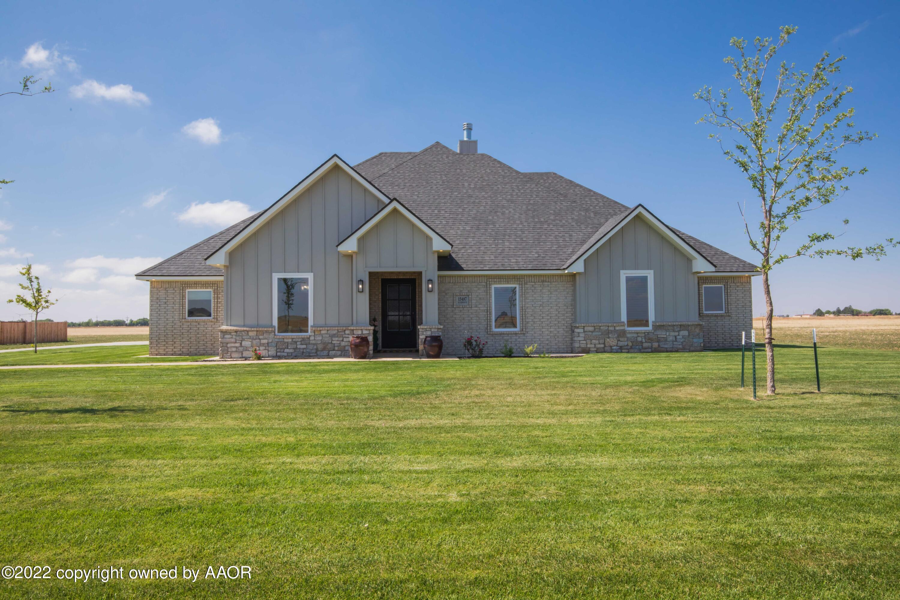 13487 Silverpointe Road Amarillo, TX 79124 - Photo 2 of 65 FRONT VIEW 2
