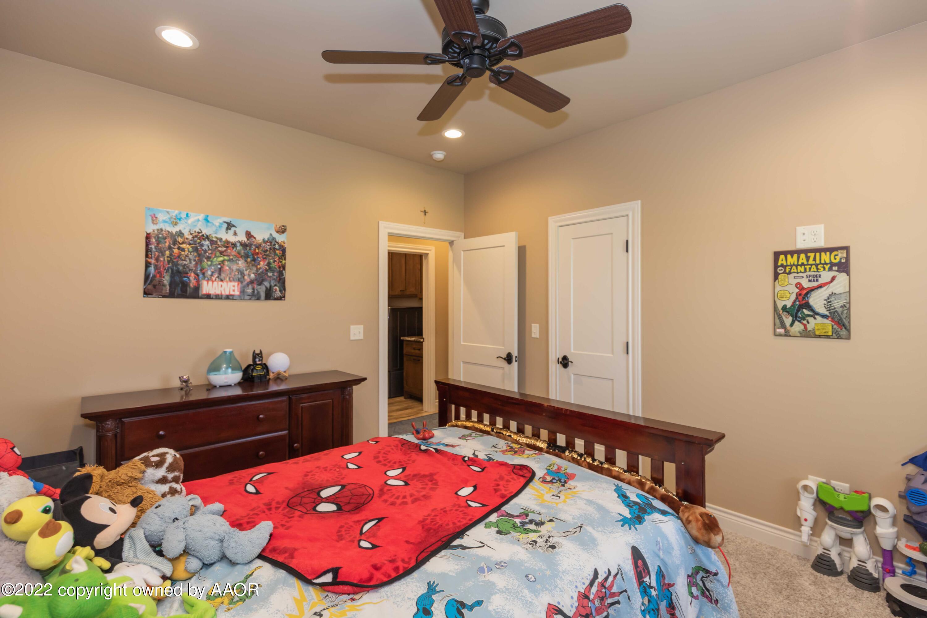 13487 Silverpointe Road Amarillo, TX 79124 - Photo 56 of 65 BEDROOM 4 VIEW 3