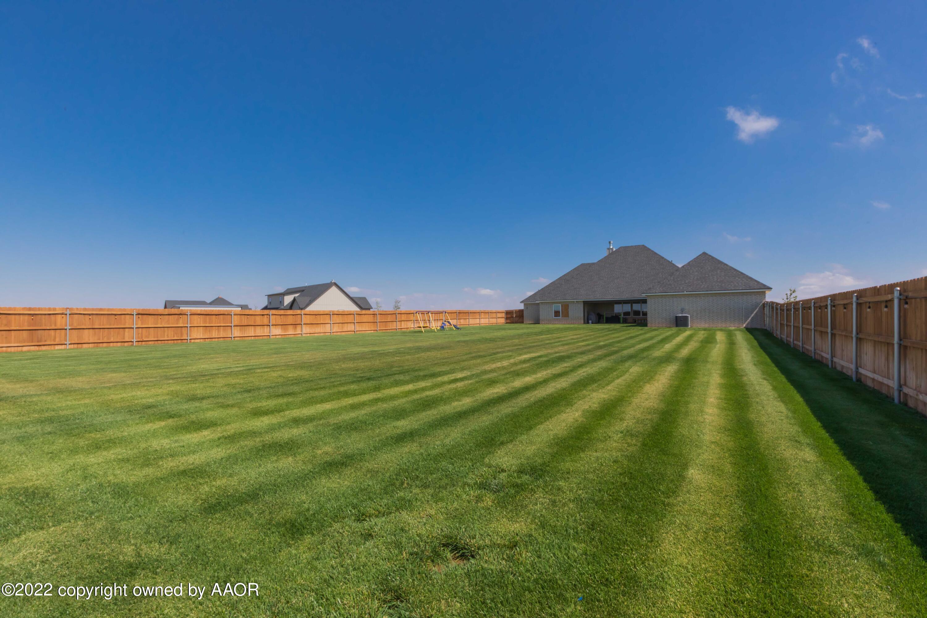 13487 Silverpointe Road Amarillo, TX 79124 - Photo 62 of 65 BACKYARD VIEW 2