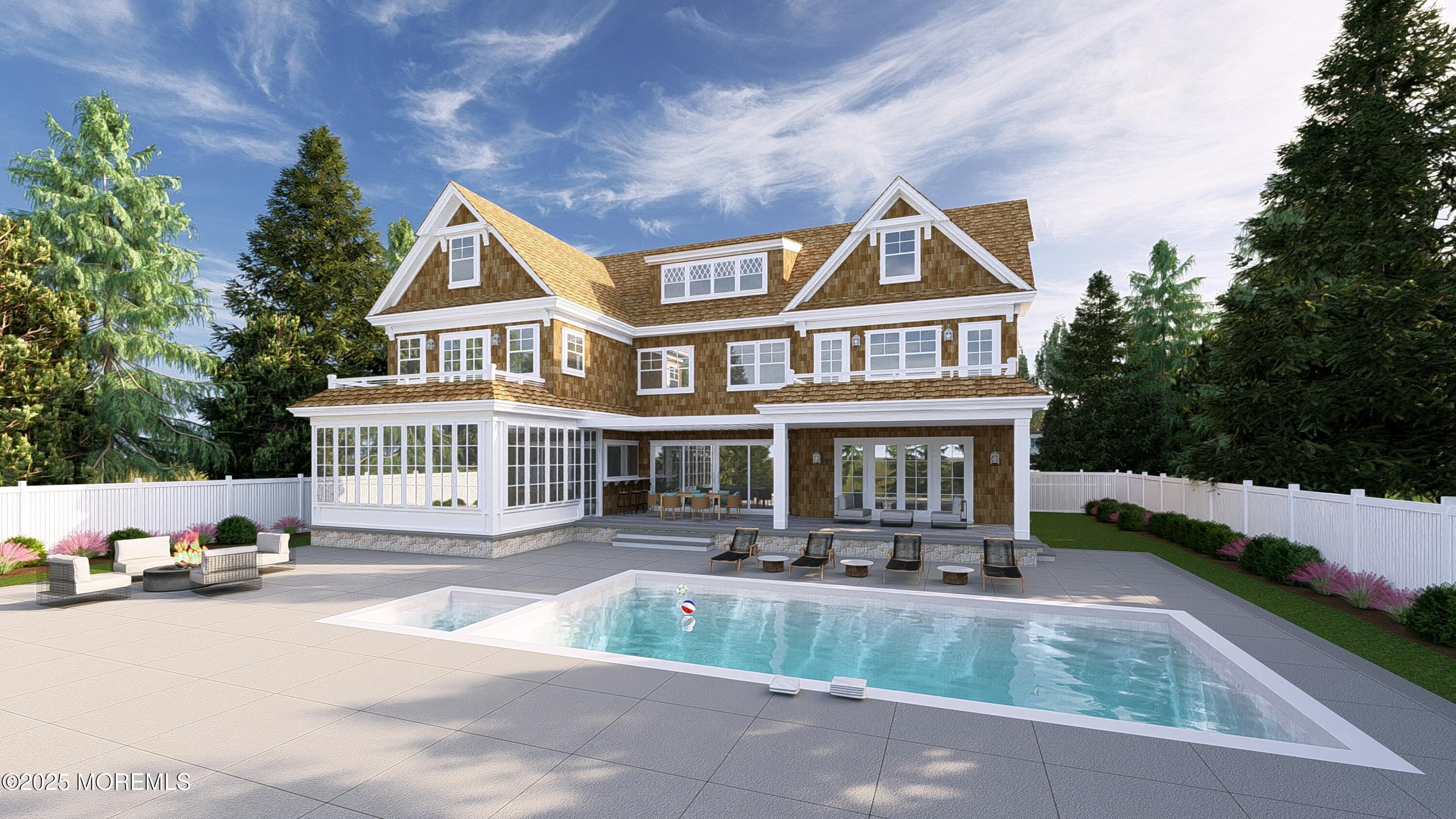 2639 River Road Manasquan, NJ 08736 - Photo 3 of 15 a front view of a house with yard swimming pool and outdoor seating