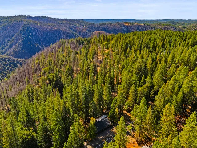 a view of a and mountain