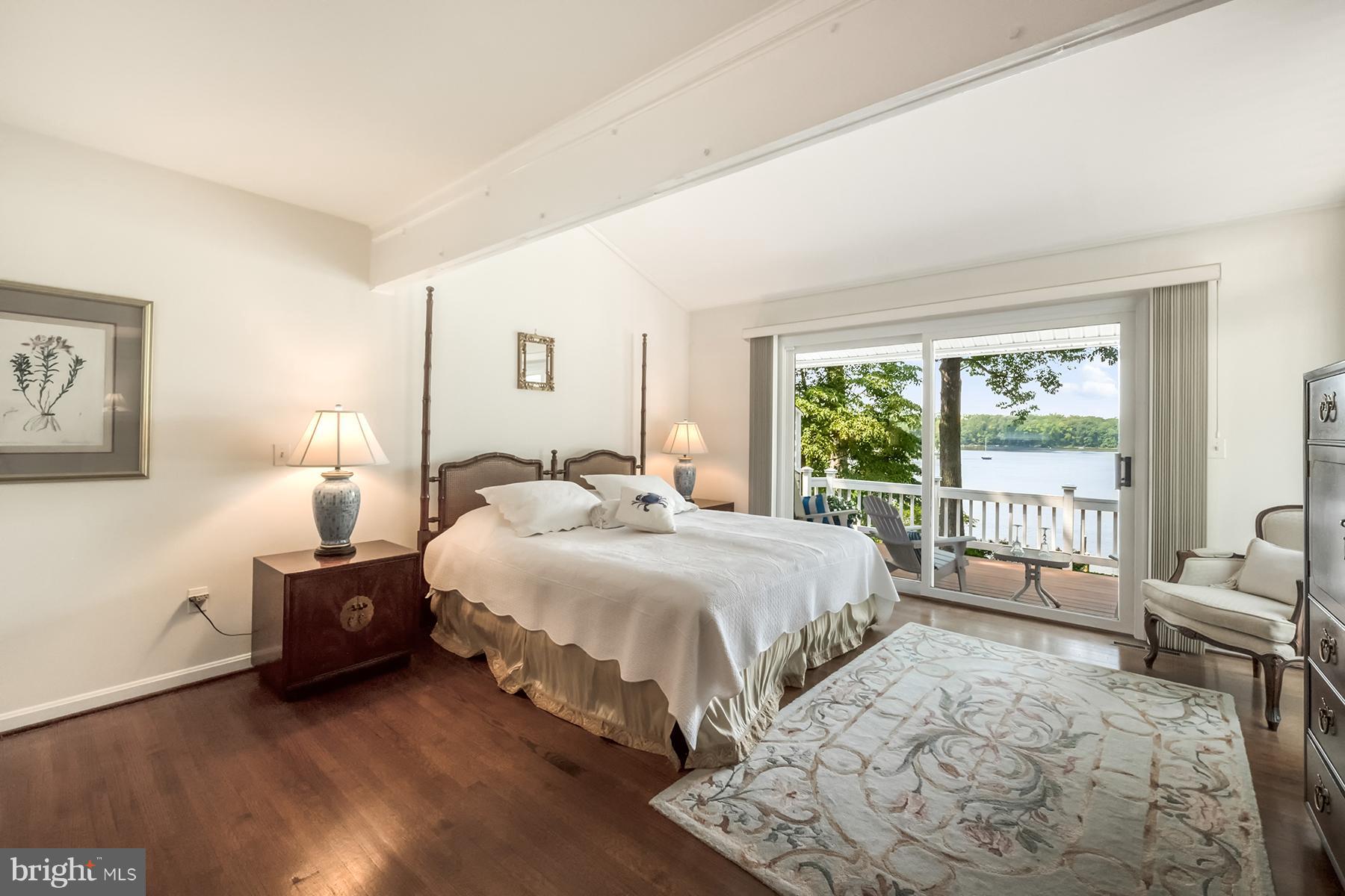 184 Southdown Road Edgewater, MD 21037 - Photo 11 of 30 Access to the waterside deck and hardwood floors