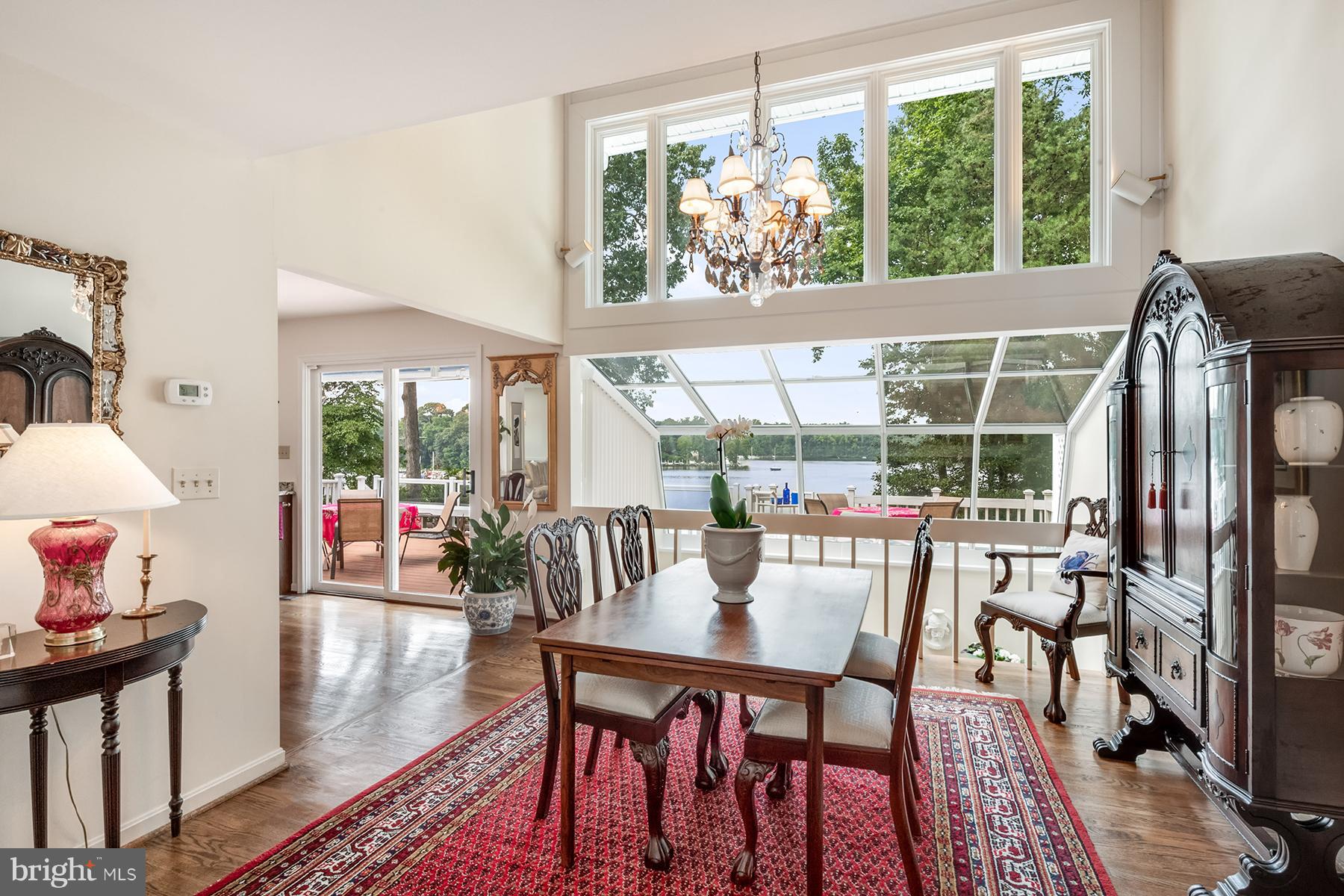 184 Southdown Road Edgewater, MD 21037 - Photo 9 of 30 Dining room has a wall of windows