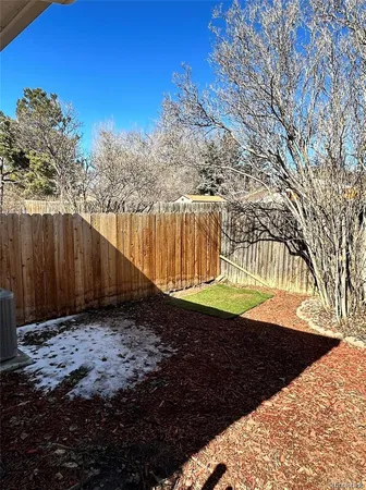 a view of a back yard