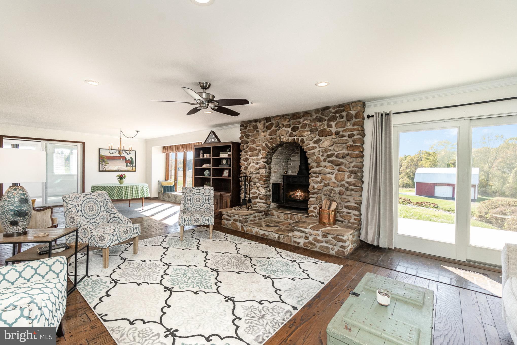 4208 Harford Creamery Road White Hall, MD 21161 - Photo 23 of 73 Living room opens into dining room