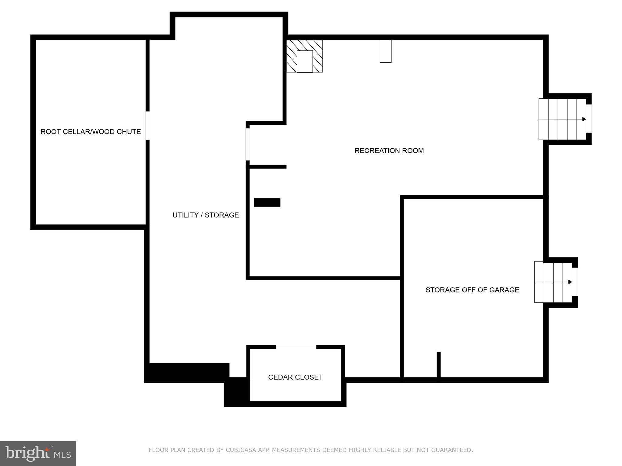 4208 Harford Creamery Road White Hall, MD 21161 - Photo 57 of 73 Floor plan of basement level