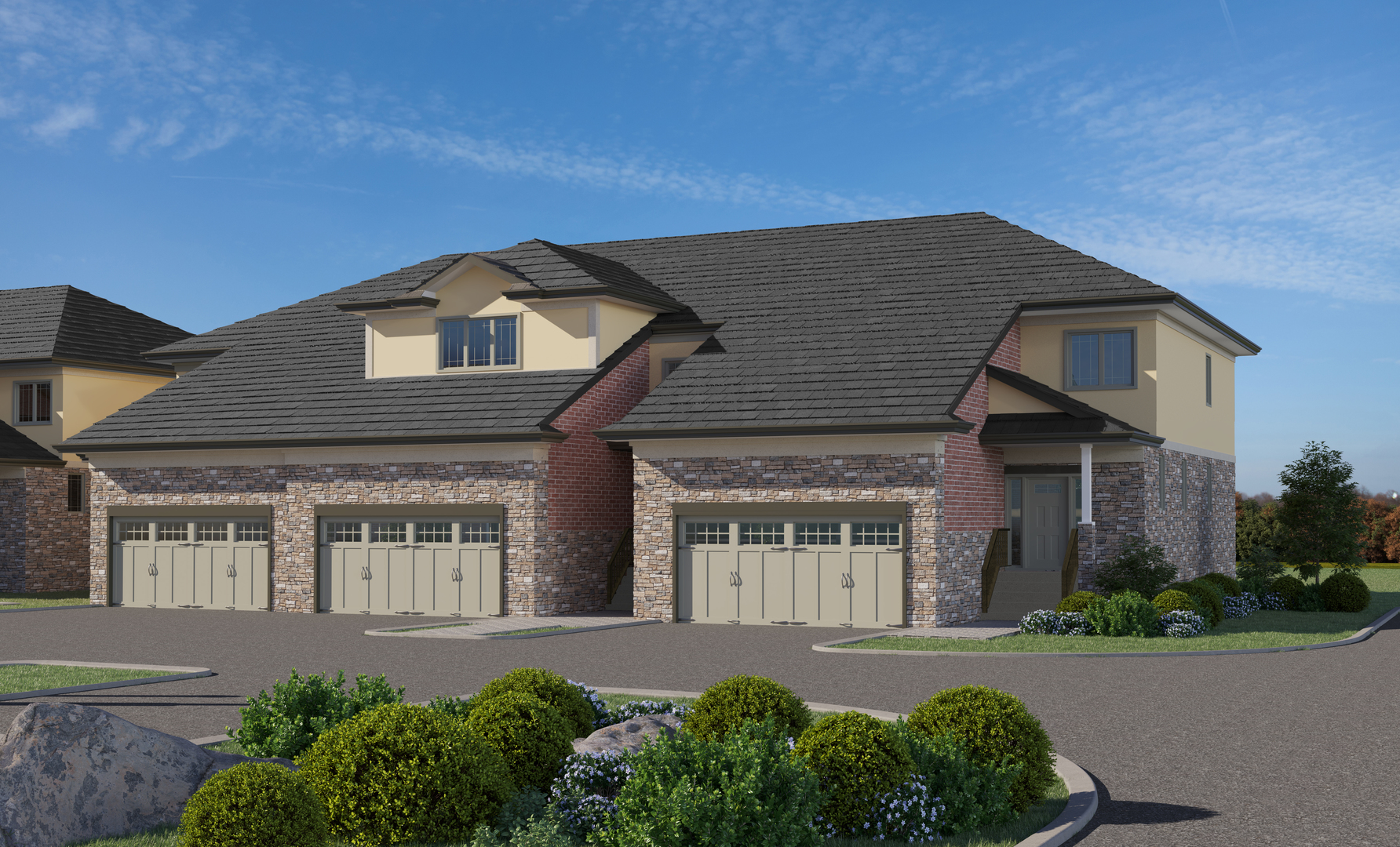 85 Prairie Court Wheeling, IL 60090 - Photo 3 of 5 front view of a house with a yard