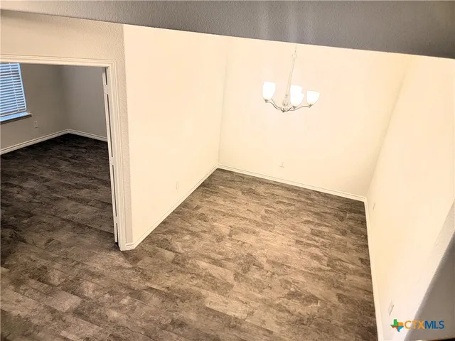 a view of an empty room