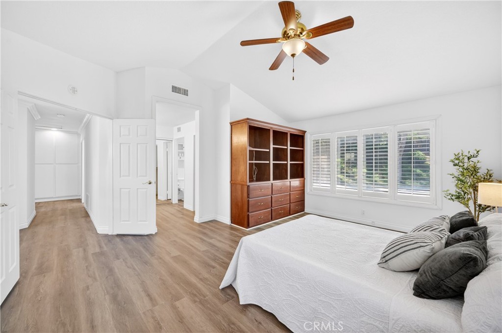 11562 Chadwick Road Corona, CA 92878 - Photo 12 of 39 Primary Suite, Plantation Shutters, Ceiling Fan, Built in Cabinet with deep drawers
