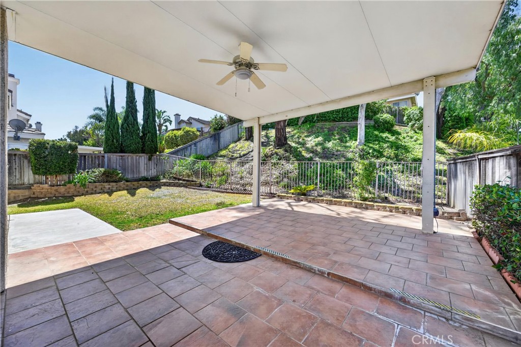 11562 Chadwick Road Corona, CA 92878 - Photo 20 of 39 Nice Size Backyard. Alumawood Patio Cover, HOA covers the back slope