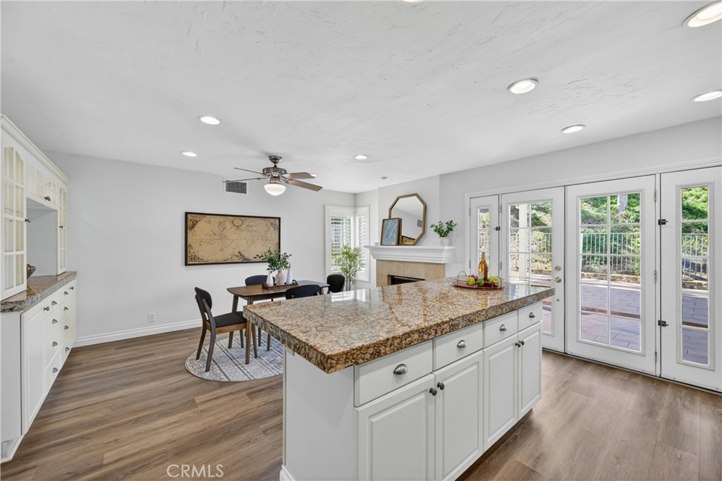 11562 Chadwick Road Corona, CA 92878 - Photo 8 of 39 Kitchen Island, view of backyard