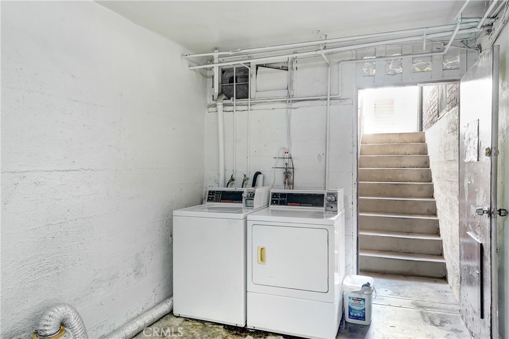 1041 Elden Avenue Los Angeles, CA 90006 - Photo 14 of 25 a view of storage and utility room with washer and dryer