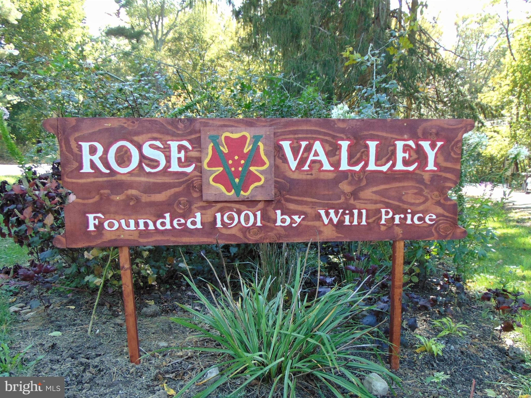 73 West Rose Valley Road Rose Valley, PA 19086 - Photo 30 of 38 a sign on the side of the road