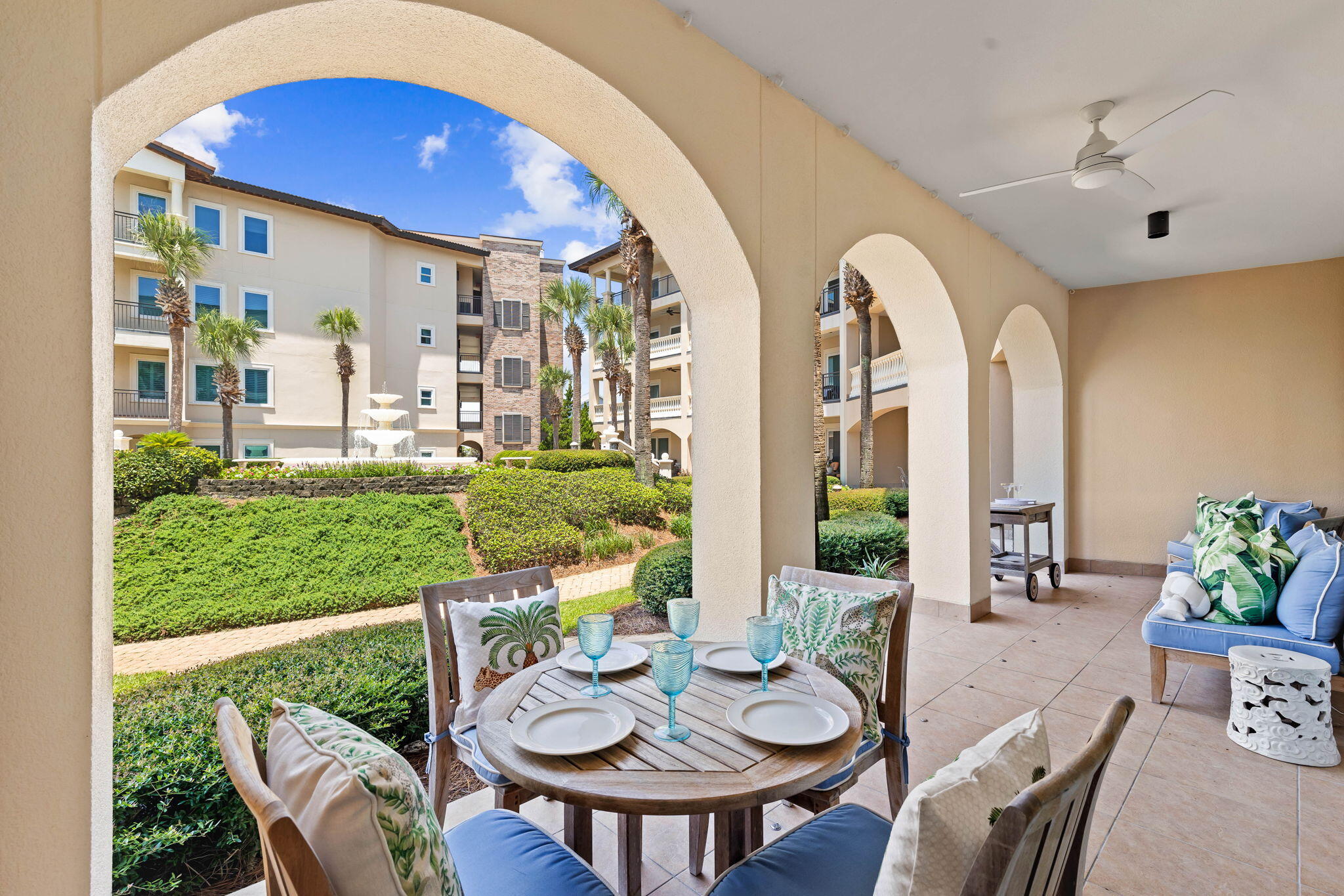 56 Blue Mountain Road, Unit B105 Santa Rosa Beach, FL 32459 - Photo 38 of 98 a view of a dining room with furniture window and wooden floor