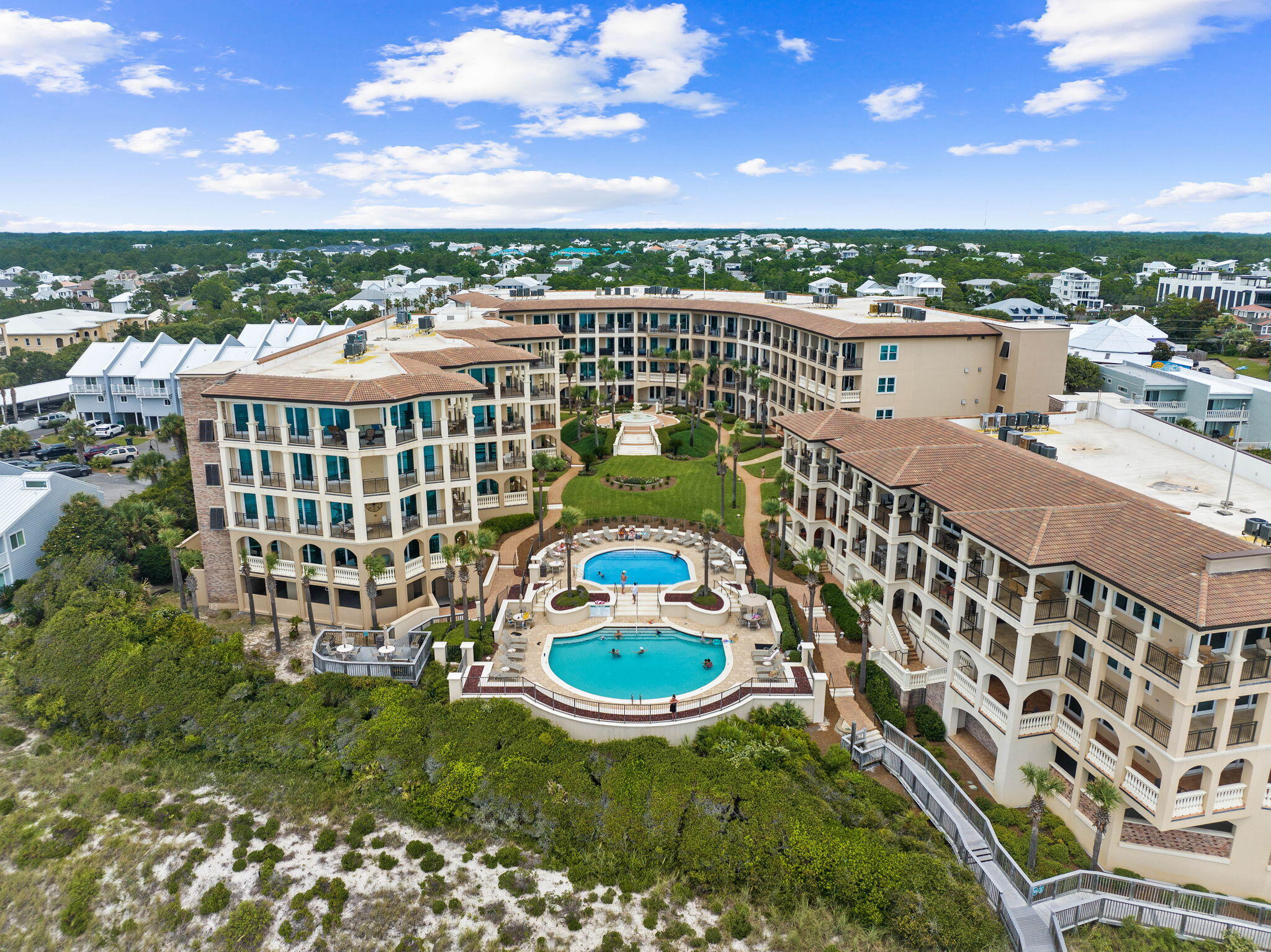 56 Blue Mountain Road, Unit B105 Santa Rosa Beach, FL 32459 - Photo 6 of 98 a view of a balcony with residential area