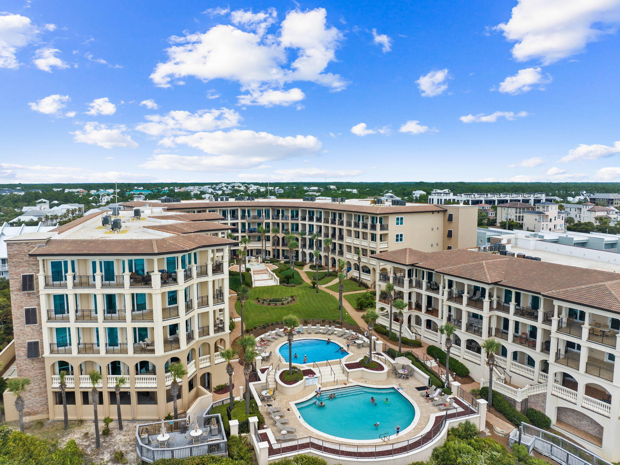56 Blue Mountain Road, Unit B105 Santa Rosa Beach, FL 32459 - Photo 68 of 98 a view of a balcony with a couple of cars parked in it